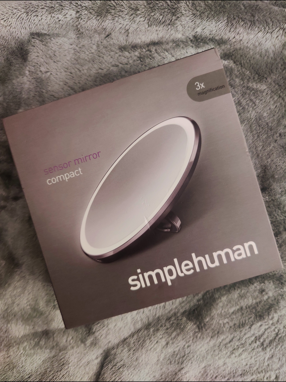 simplehuman Sensor Mirror Compact - Black Stainless Steel